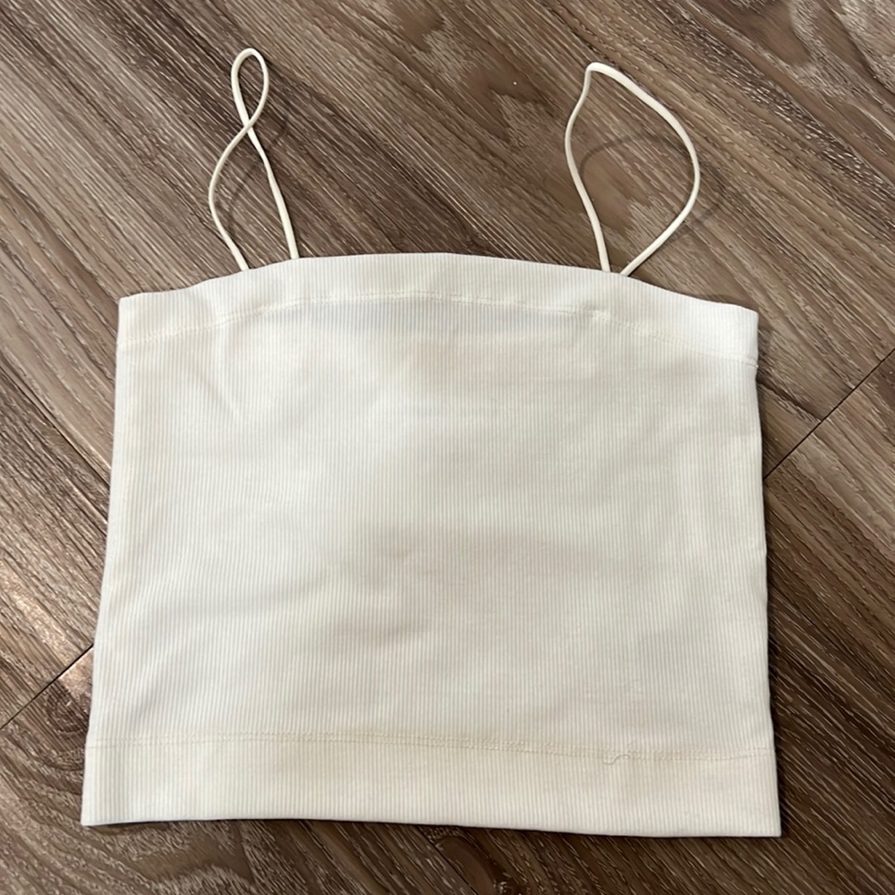 White crop tank